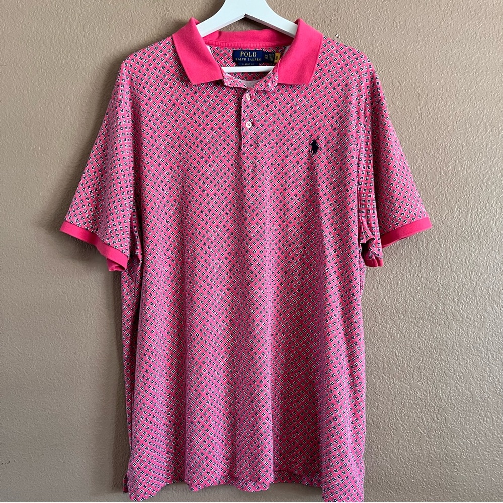 Polo Ralph Lauren Classic Fit Pink Golf Polo Size XXL